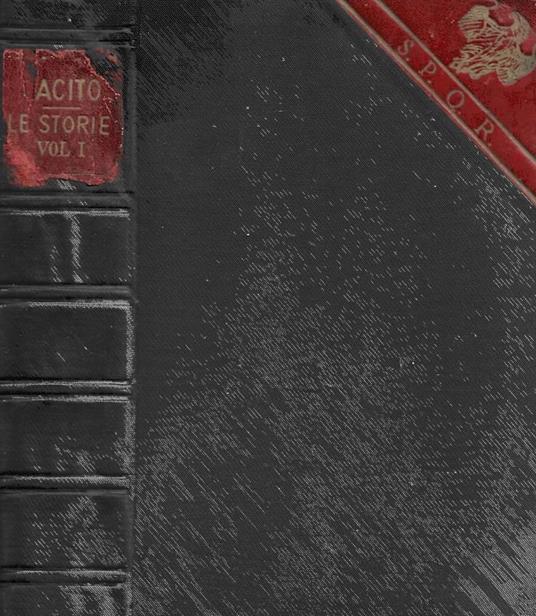Le storie. Volume primo - P. Cornelio Tacito - copertina