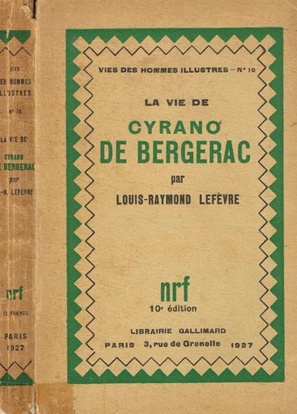 La vie de Cyrano De Bergerac - copertina