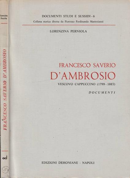 Francesco Saverio D'Ambrosio - copertina