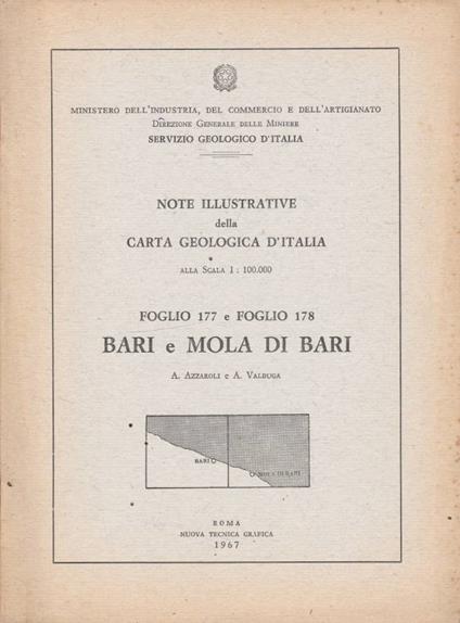 Bari e Mola di Bari foglio 177 e 178 - copertina