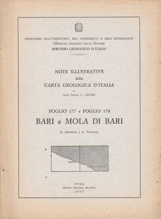 Bari e Mola di Bari foglio 177 e 178 - copertina