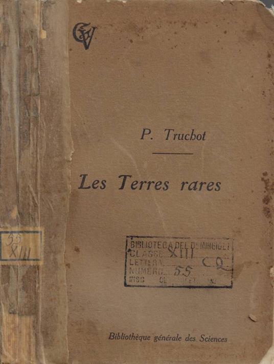 Les Terres rares - copertina