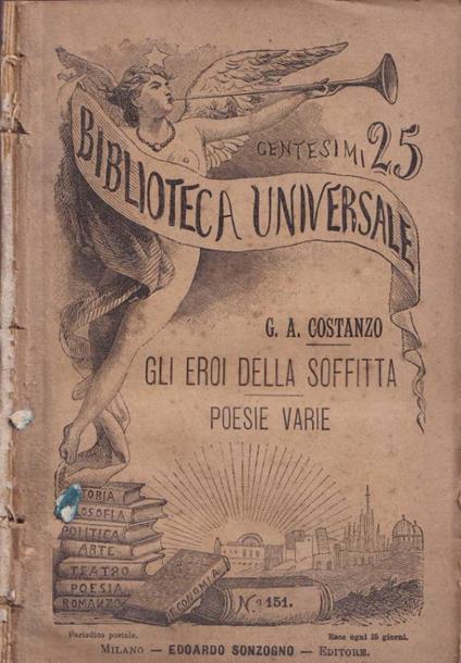 Gli eroi della soffitta e poesie varie - copertina