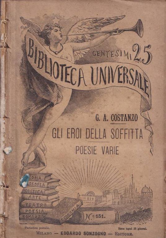 Gli eroi della soffitta e poesie varie - copertina