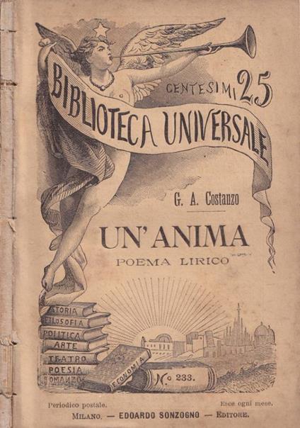 Un'anima - copertina