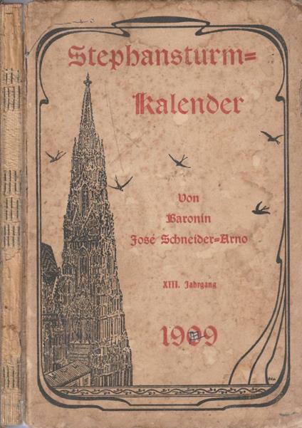 Stephansturm Kalender fur 1909 - copertina