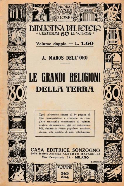 Le grandi religioni della Terra - copertina