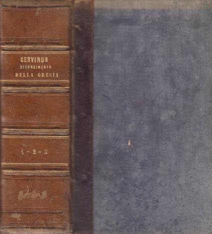 Risorgimento della Grecia vol I - copertina