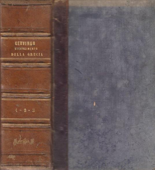 Risorgimento della Grecia vol I - copertina