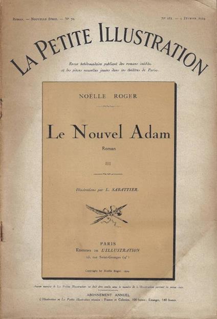 Le Nouvel Adam. Vol. III - copertina