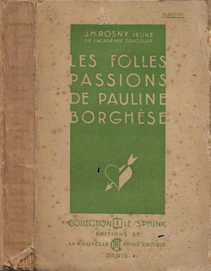 Les Folles Passions de Pauline Borghèse - copertina