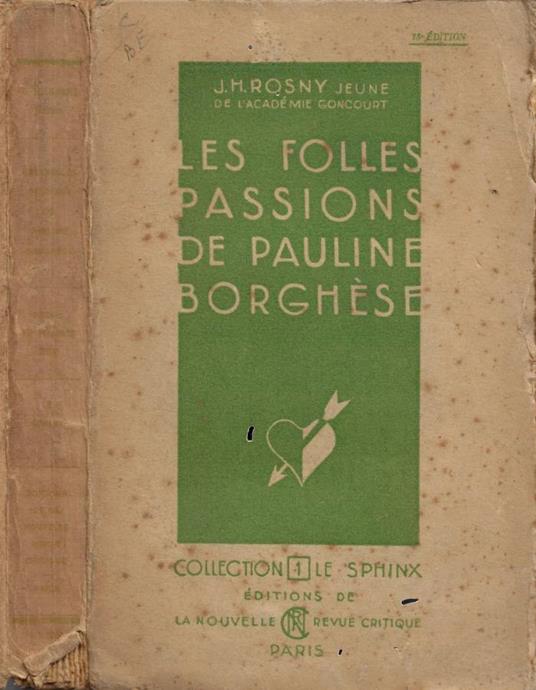 Les Folles Passions de Pauline Borghèse - copertina