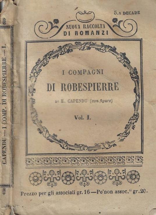 I compagni di Robespierre vol. I - copertina