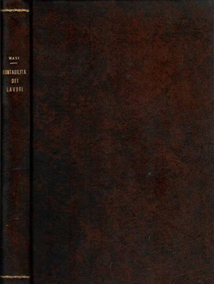 La contabilità dei lavori - copertina