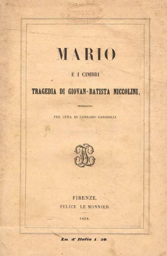 Mario e i Cimbri - copertina