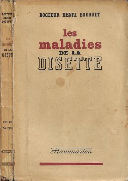 Les maladies de la disette - copertina