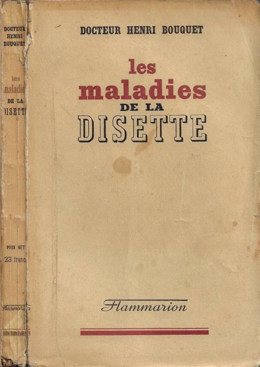 Les maladies de la disette - copertina