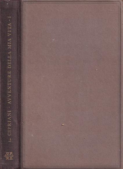 Avventure della mia vita, vol. I - copertina