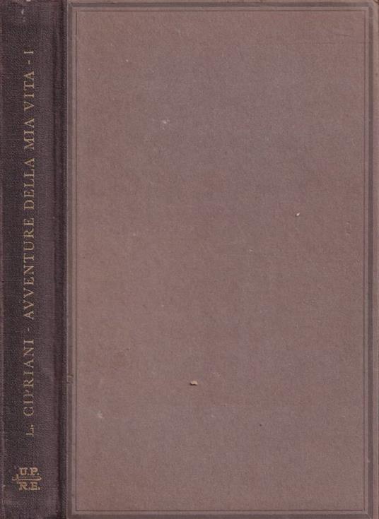 Avventure della mia vita, vol. I - copertina