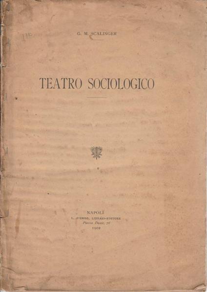 Teatro sociologico - copertina