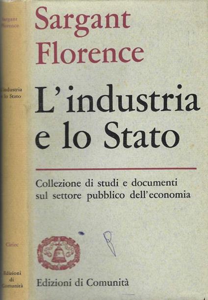 L' industria e lo stato - copertina