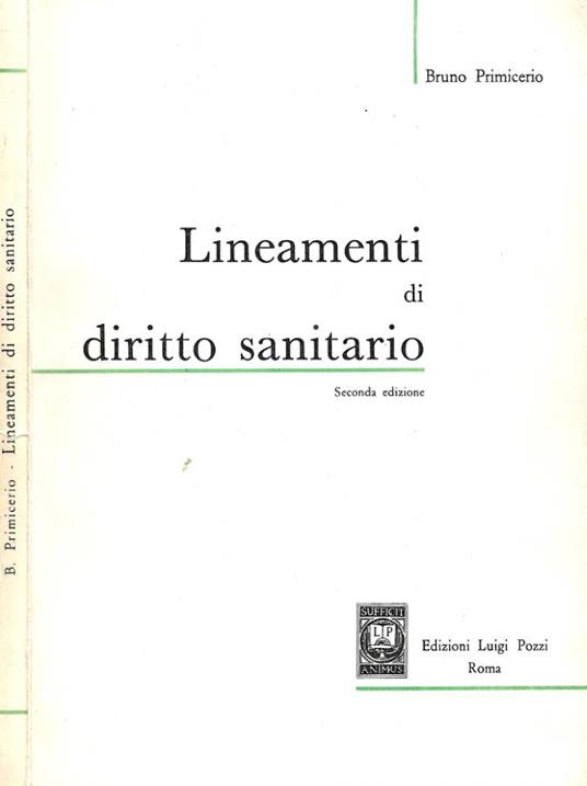 Lineamenti di diritto sanitario - copertina