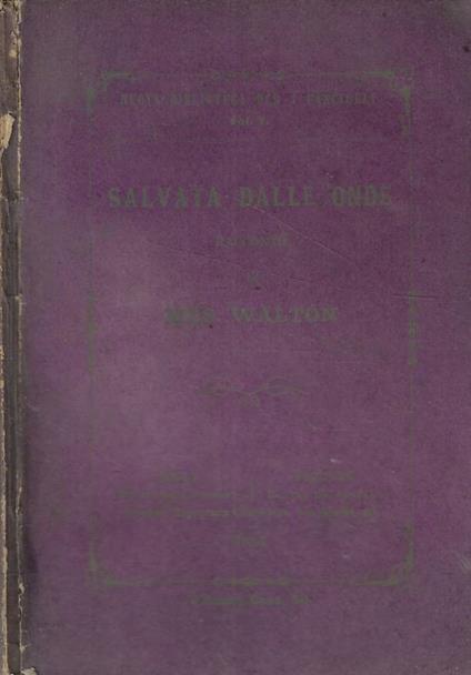 Salvata dalle onde - copertina