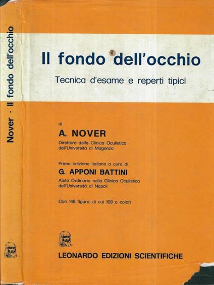 Il fondo dell' occhio - copertina