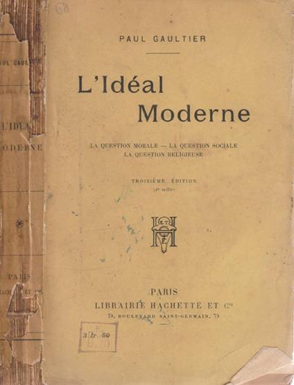 L' ideal moderne - copertina