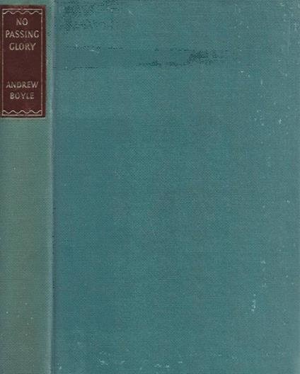 No Passing Glory - copertina