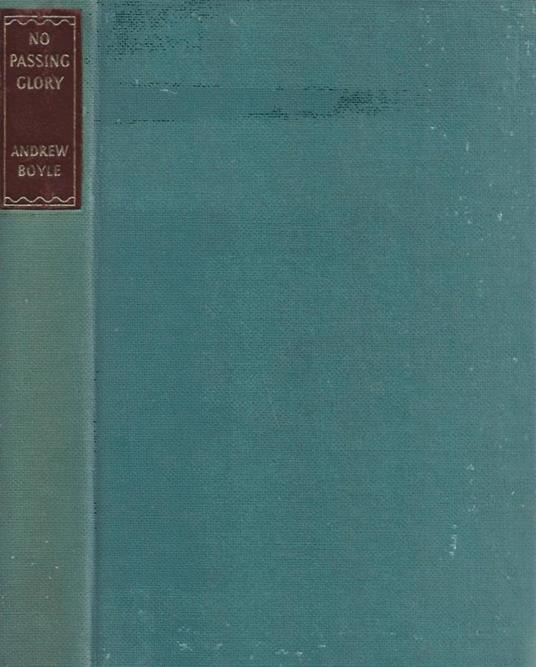 No Passing Glory - copertina