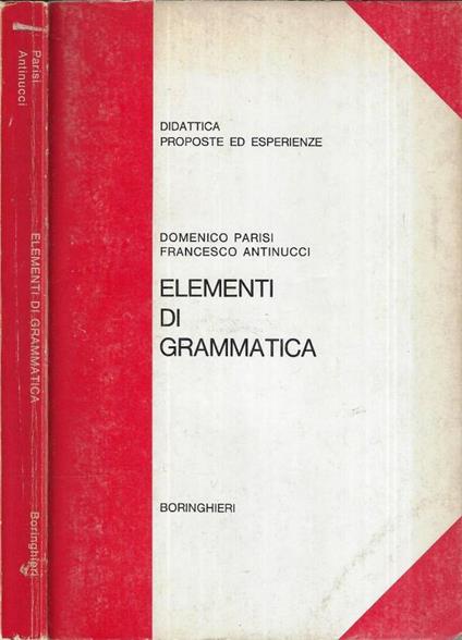 Elementi di grammatica - copertina
