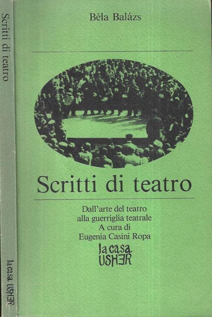 Scritti di teatro - copertina