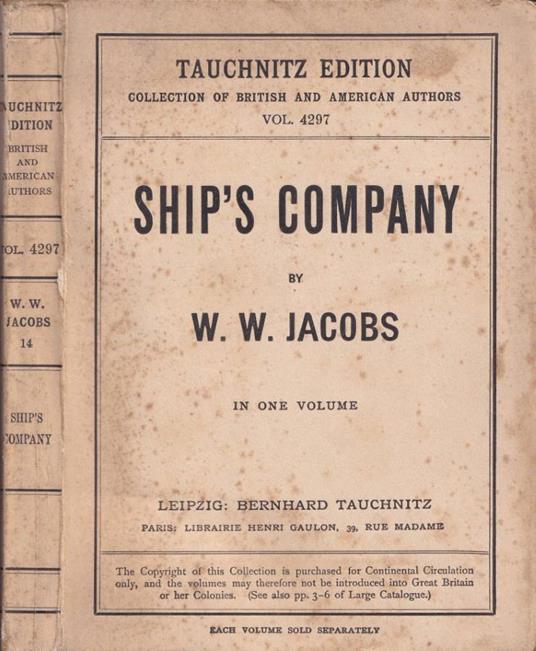 Ship's company - copertina