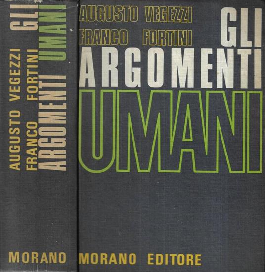 Gli argomenti umani - copertina