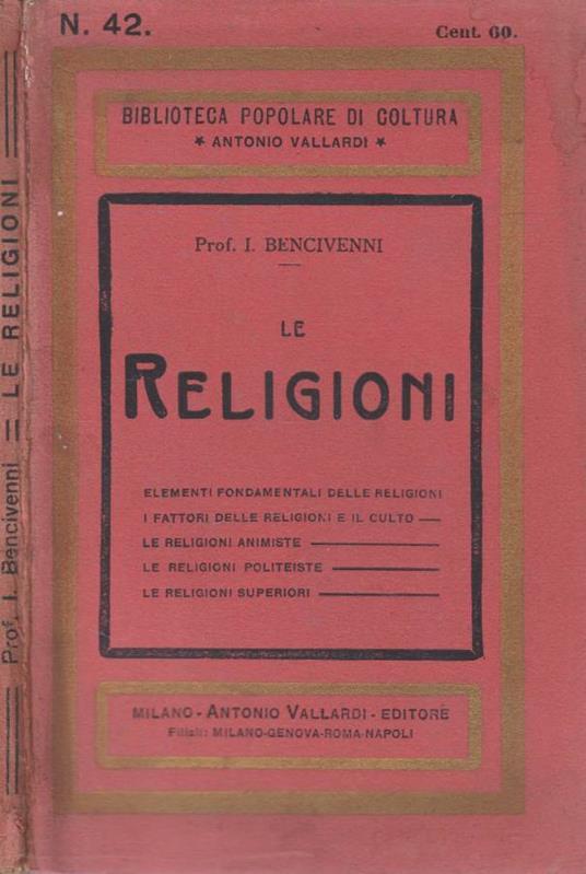 Le religioni - copertina