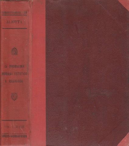 Problema morale - Antonio Aliotta - copertina