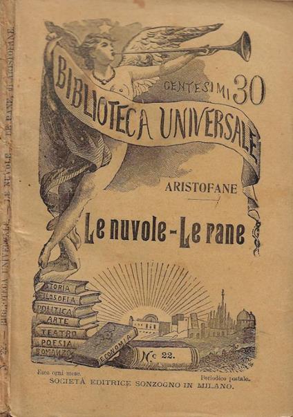 Le Nuvole - Le Rane - Aristofane - copertina