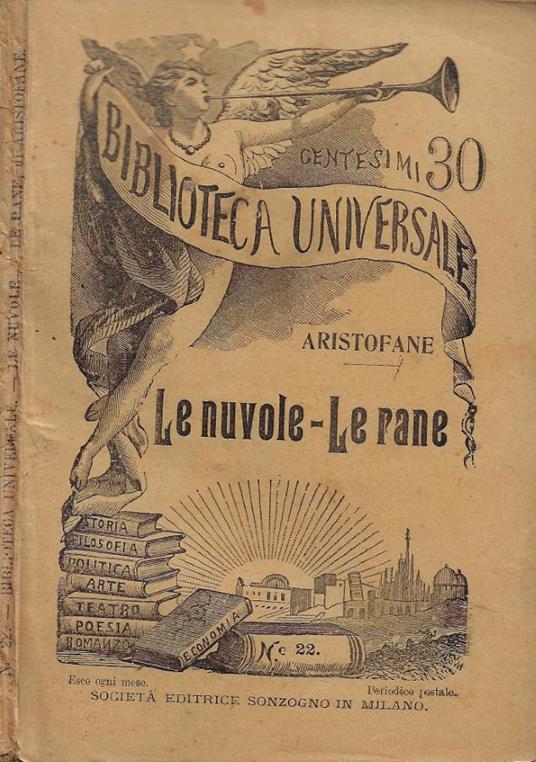 Le Nuvole - Le Rane - Aristofane - copertina
