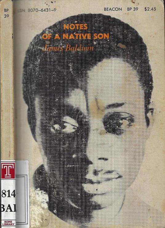 Notes of a native son - James Baldwin - copertina