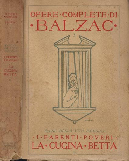 I parenti poveri- La cugina Betta - Honoré de Balzac - copertina