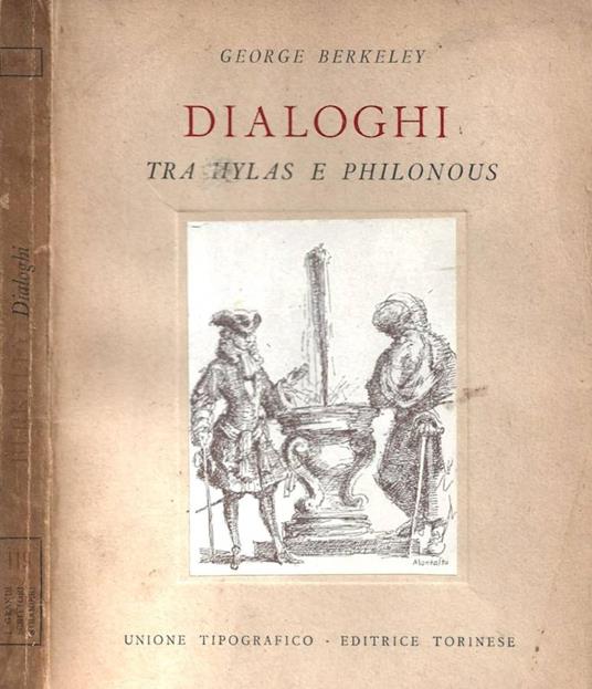 Dialoghi tra Hylas e Philonous - George Berkeley - copertina