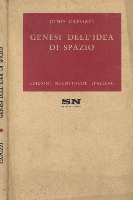 Genesi dell'idea di spazio - Gino Capozzi - copertina