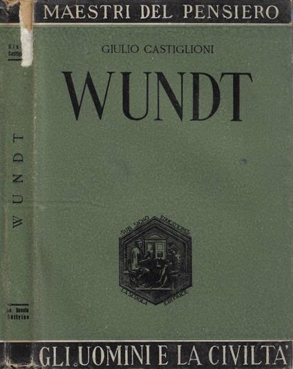 Wundt - Giulio Castiglioni - copertina