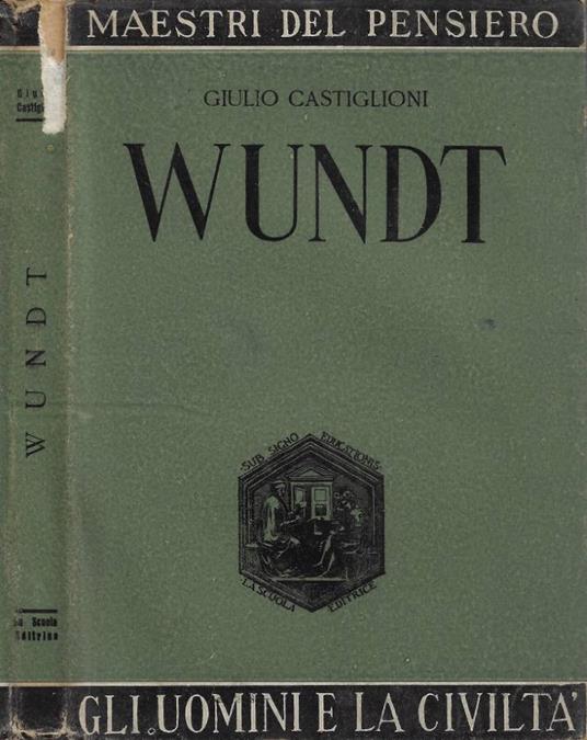 Wundt - Giulio Castiglioni - copertina