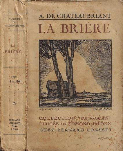 La Brière - Alphonse de Chateaubriant - copertina