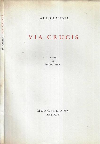Via Crucis - Paul Claudel - copertina