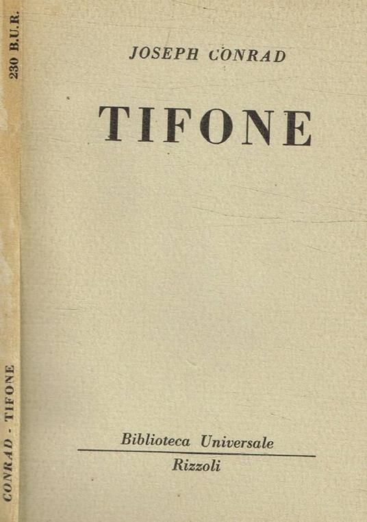 Tifone - Joseph Conrad - copertina