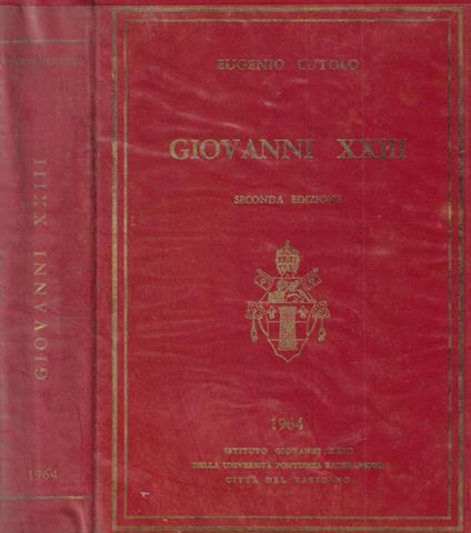 Giovanni XXIII - Eugenio Cutolo - copertina