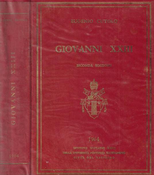 Giovanni XXIII - Eugenio Cutolo - copertina